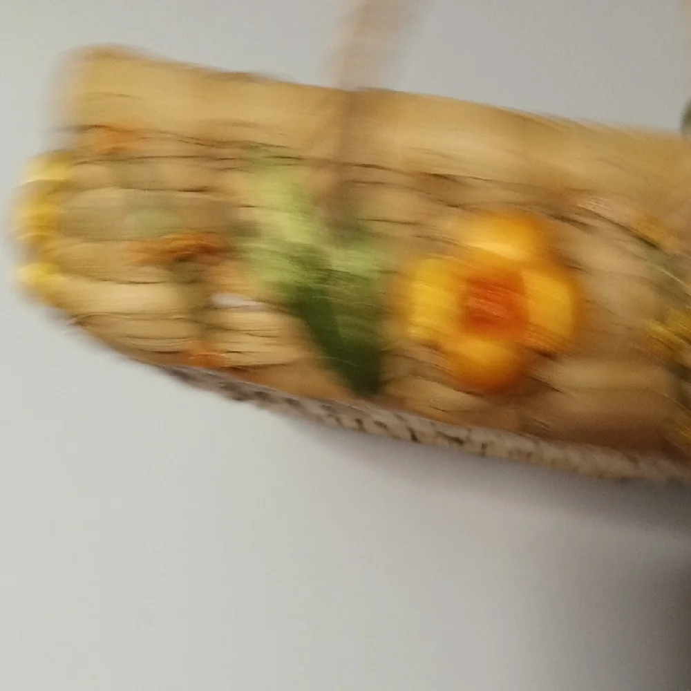Pyrex 10 By 6 Baking Pan With Adorable Woven Basket Holder